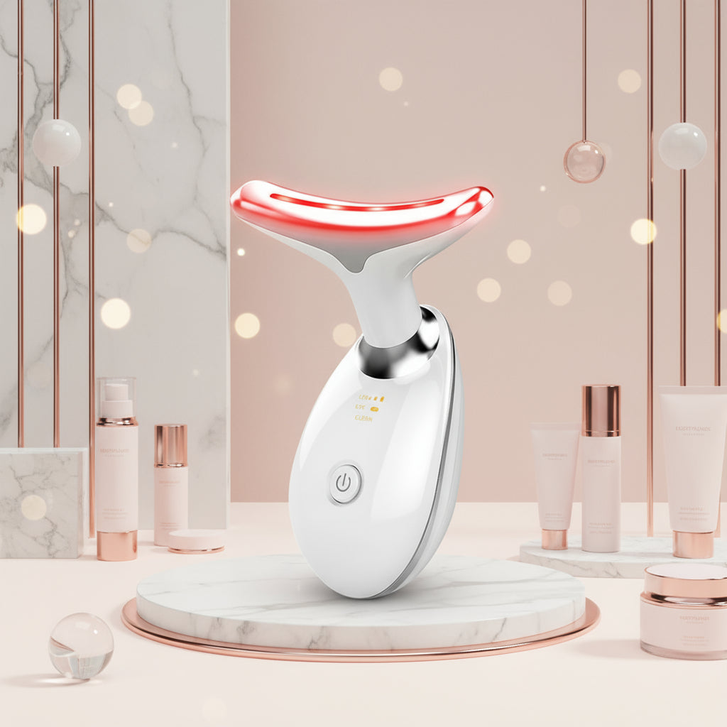 Face Lift 7 Colors Neck Beauty Neck Device Slim Massager Facial Lifting Tightening Face Wrinkle Remover Face Care Beauty Machine